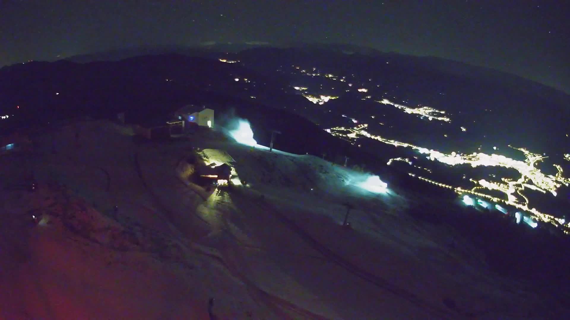 Station de ski Kronplatz sommet | vue sur Brunico