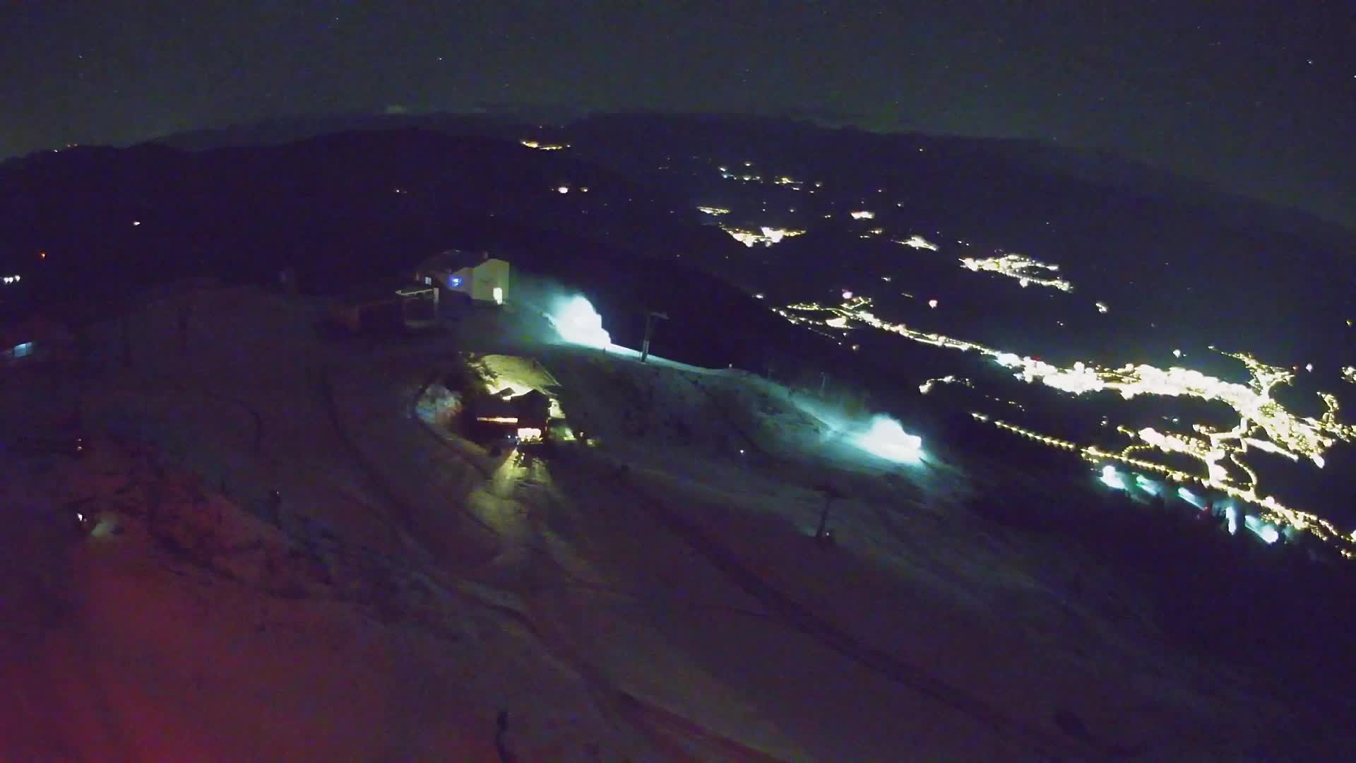 Kronplatz peak Ski resort | view to Bruneck