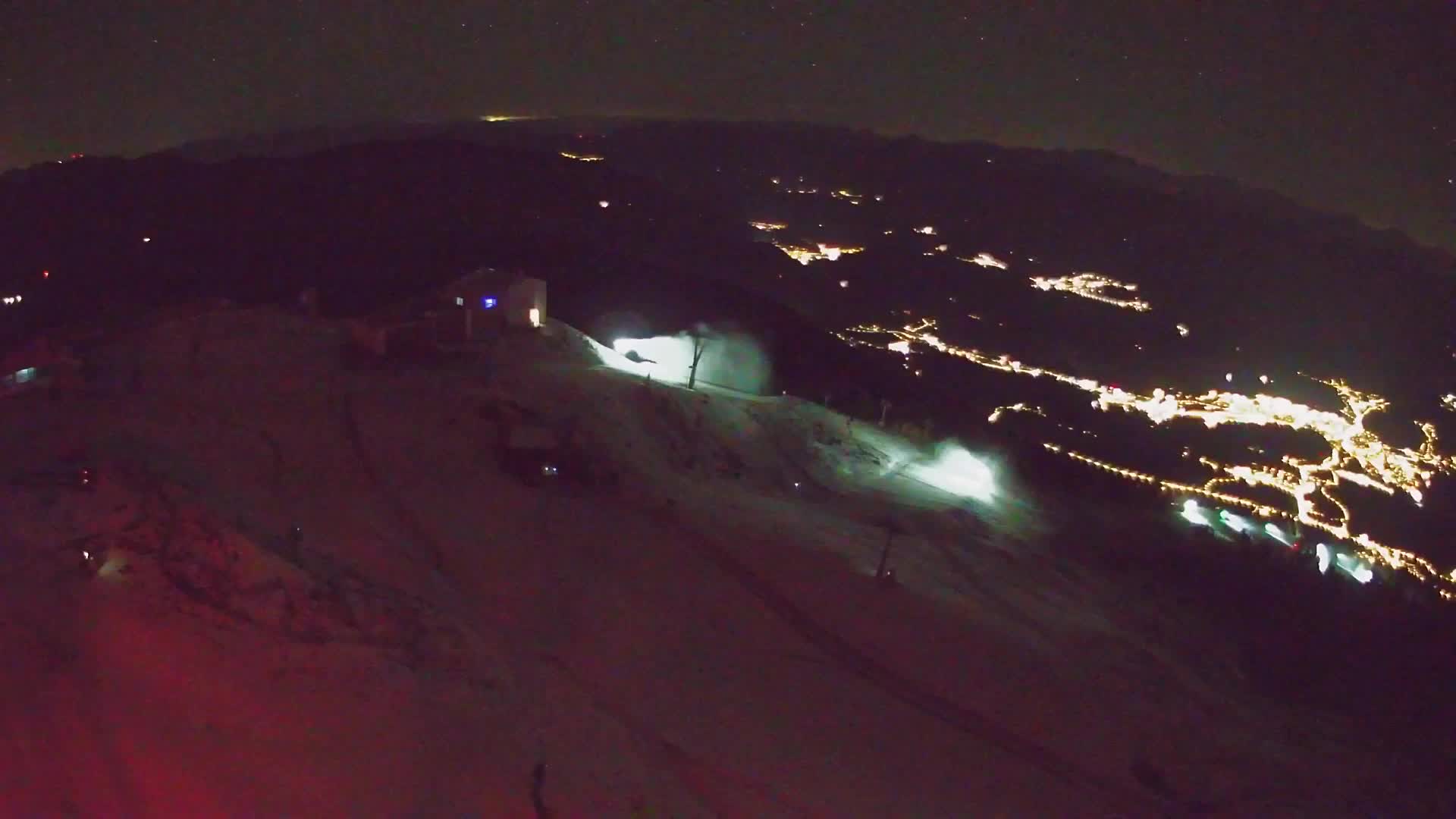 Station de ski Kronplatz sommet | vue sur Brunico