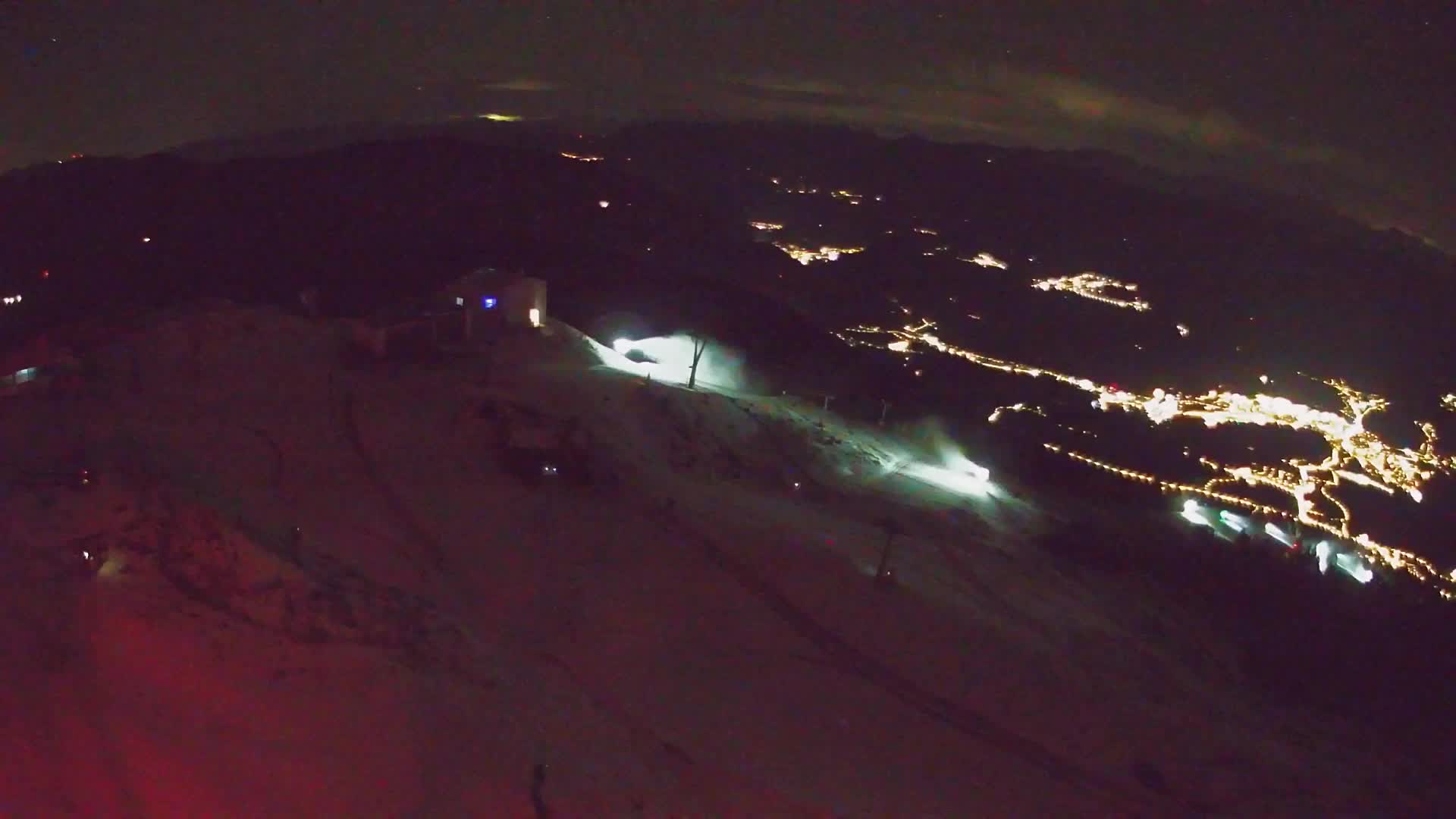 Kronplatz peak Ski resort | view to Bruneck