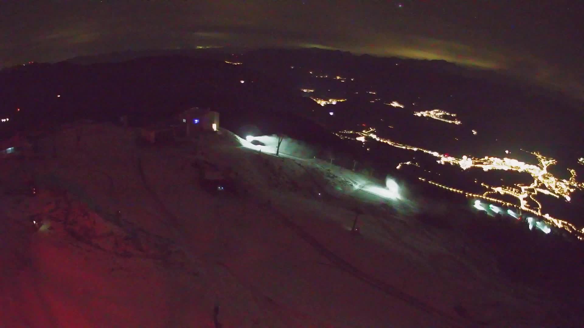 Kronplatz peak Ski resort | view to Bruneck