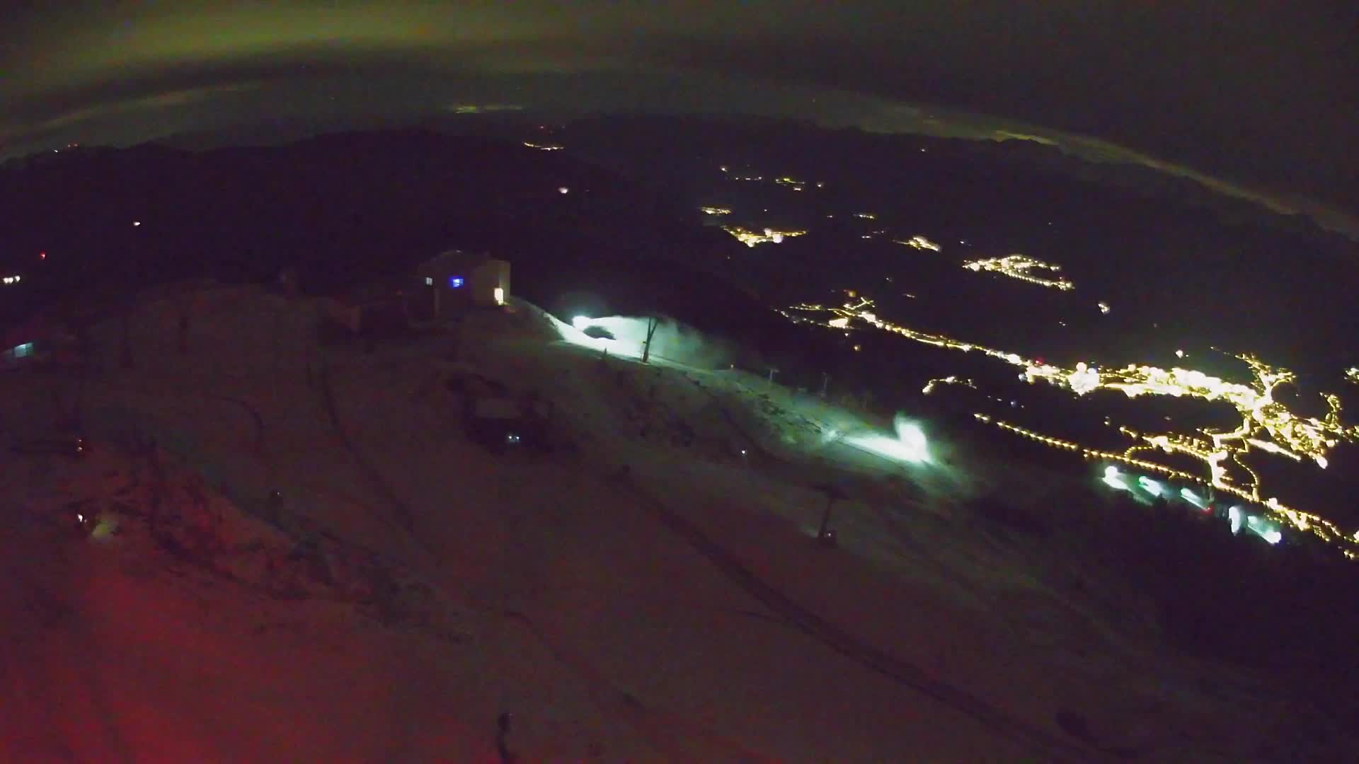Station de ski Kronplatz sommet | vue sur Brunico