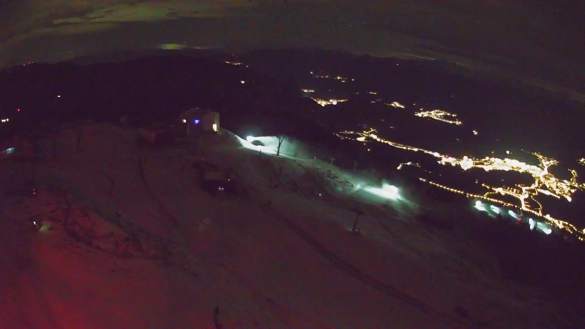 Kronplatz peak Ski resort | view to Bruneck
