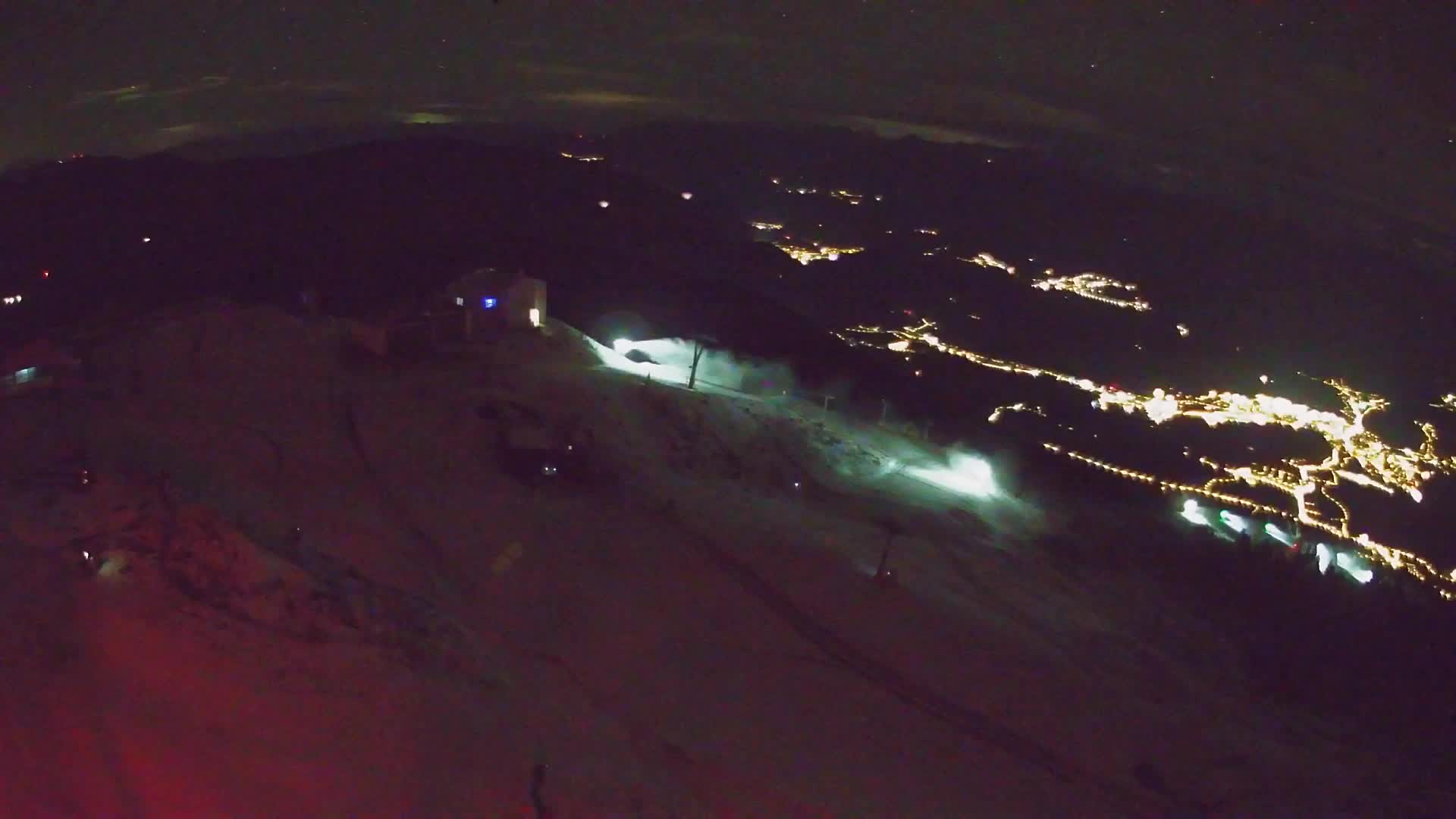 Station de ski Kronplatz sommet | vue sur Brunico