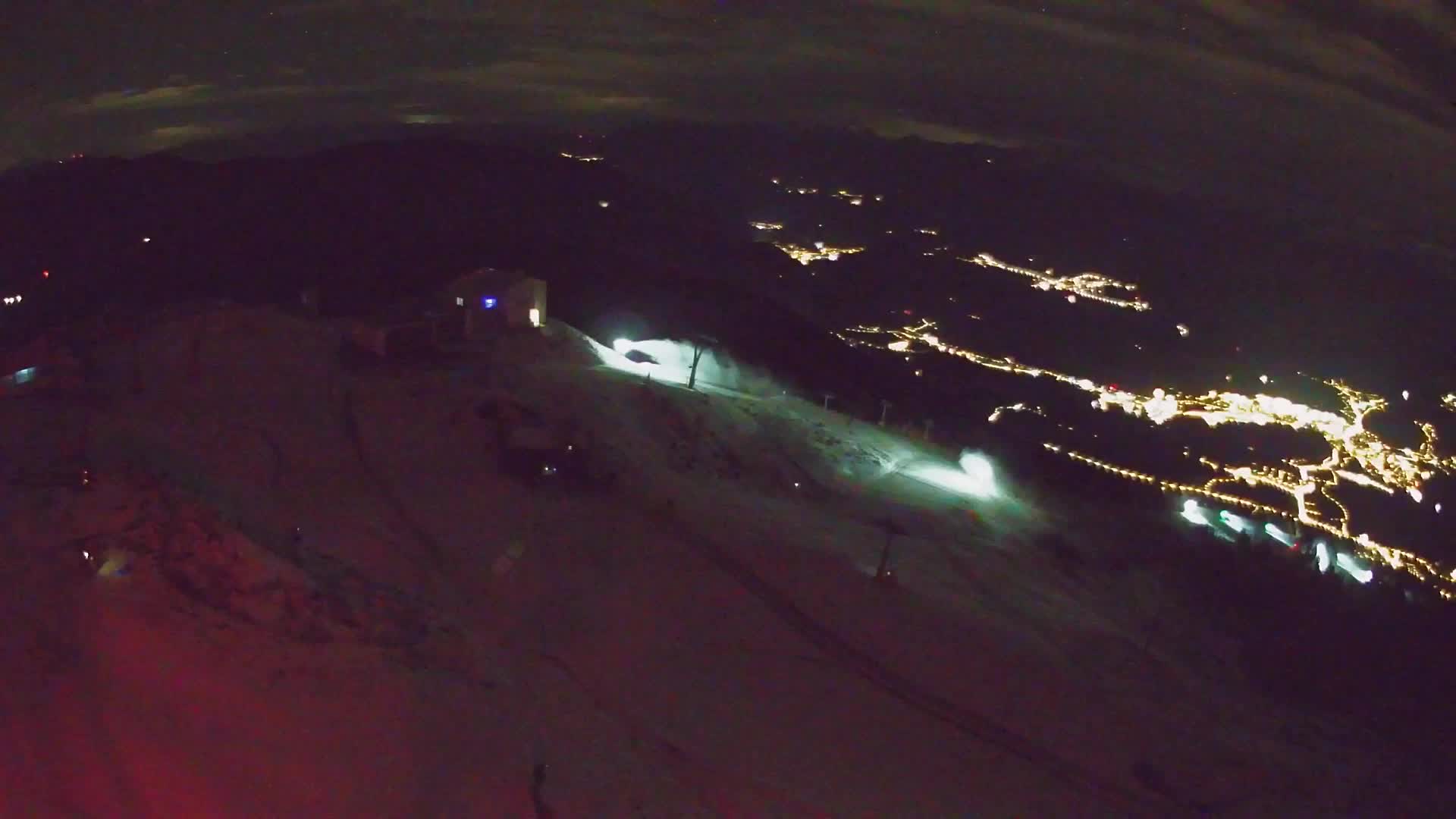 Station de ski Kronplatz sommet | vue sur Brunico