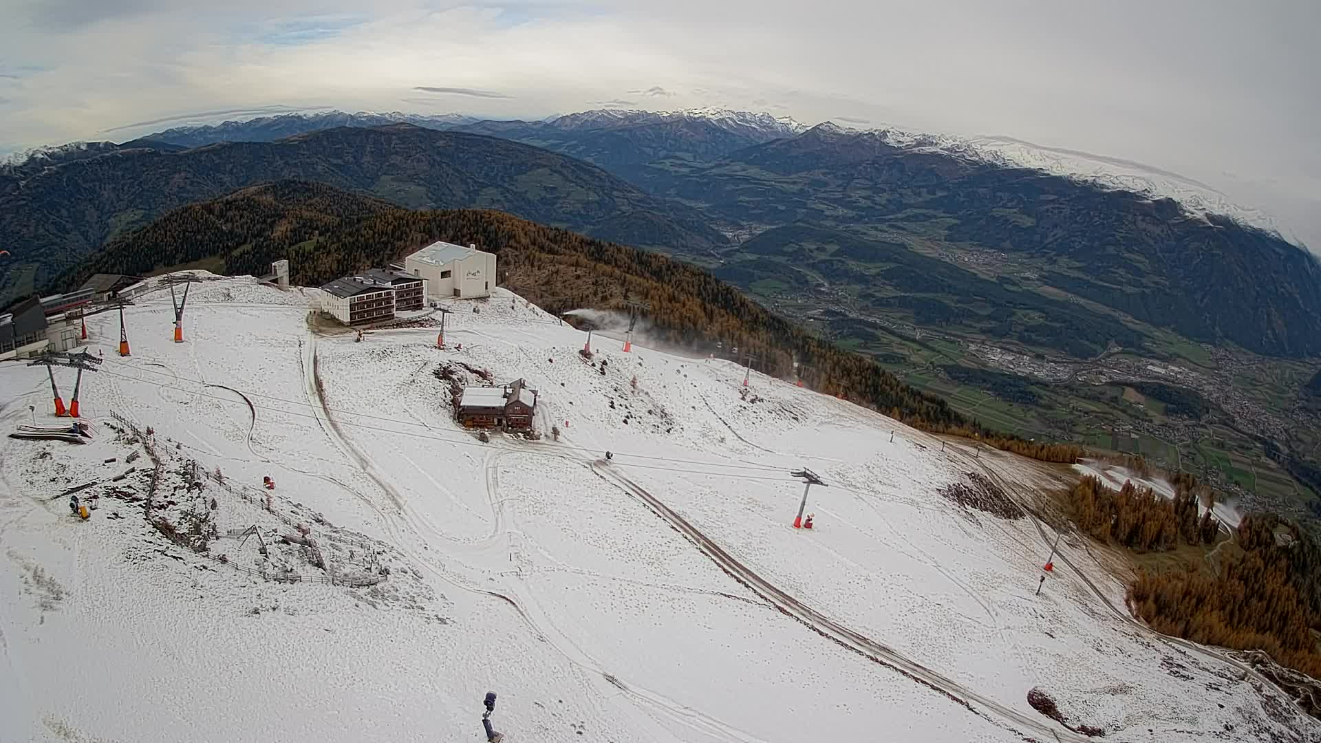 Smučišče Kronplatz – vrh | pogled na Bruneck