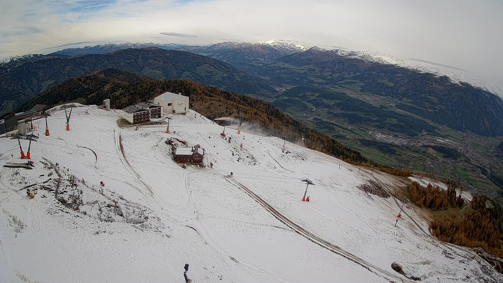 Smučišče Kronplatz – vrh | pogled na Bruneck
