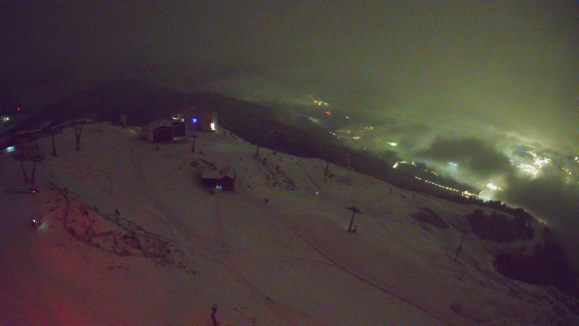 Station de ski Kronplatz sommet | vue sur Brunico