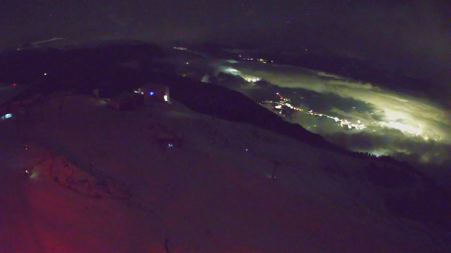 Station de ski Kronplatz sommet | vue sur Brunico