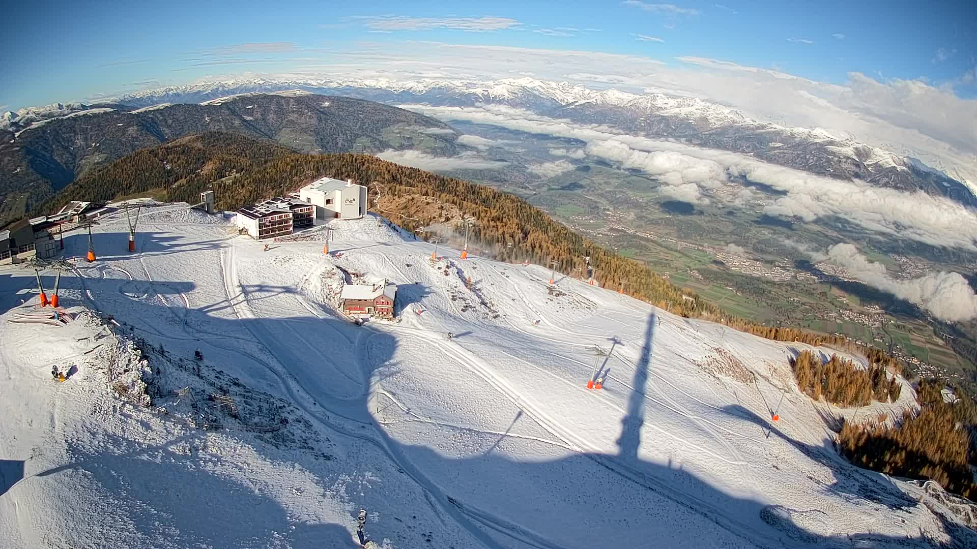 Smučišče Kronplatz – vrh | pogled na Bruneck