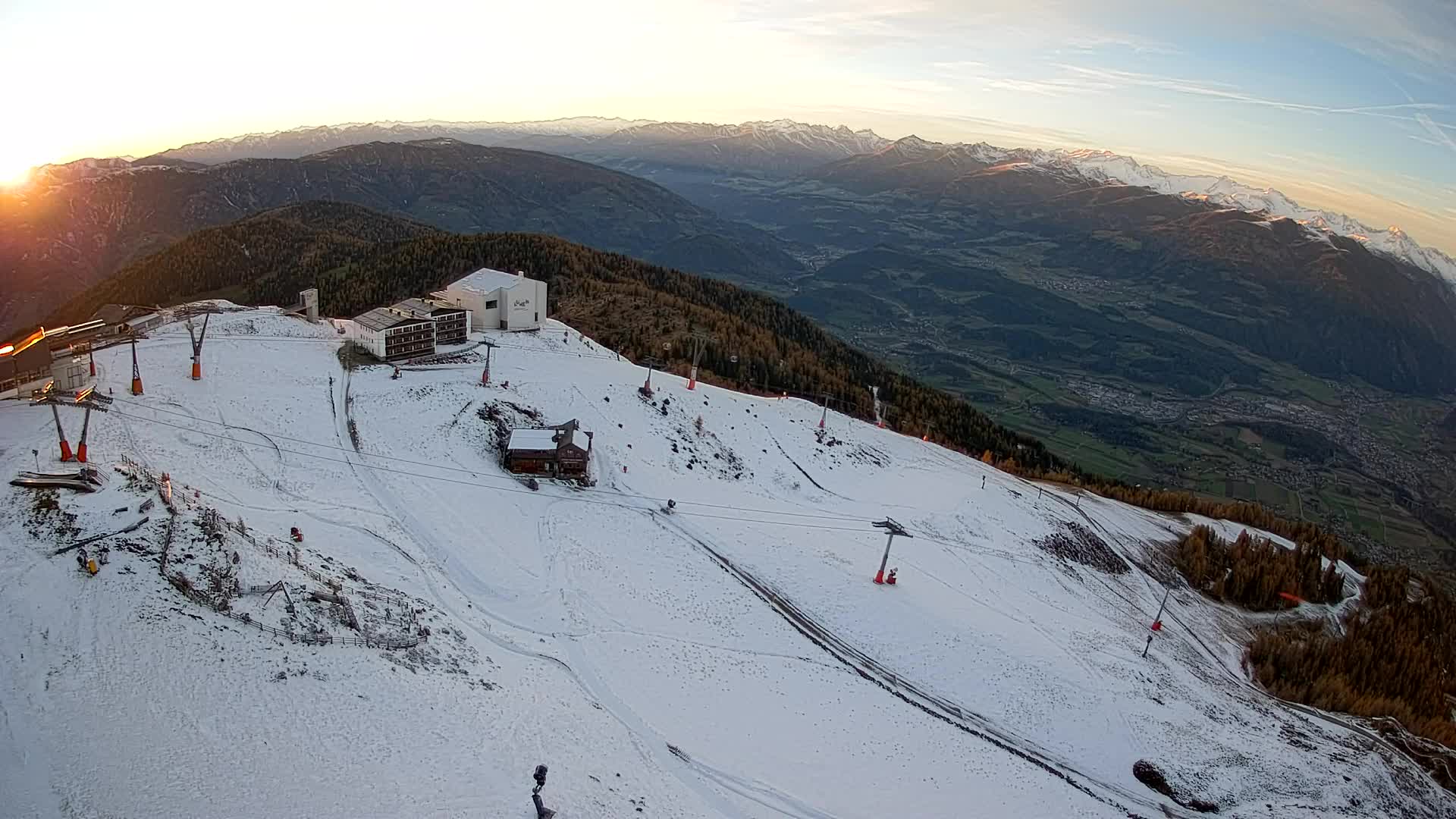 Smučišče Kronplatz – vrh | pogled na Bruneck