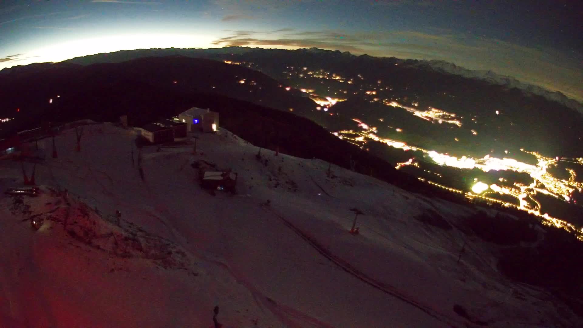 Kronplatz peak Ski resort | view to Bruneck