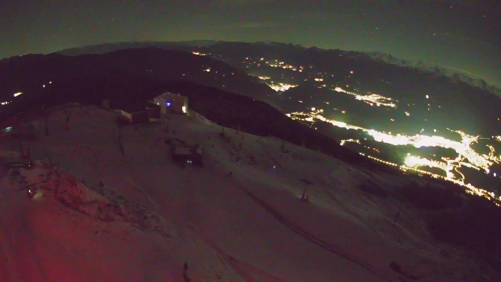Kronplatz peak Ski resort | view to Bruneck