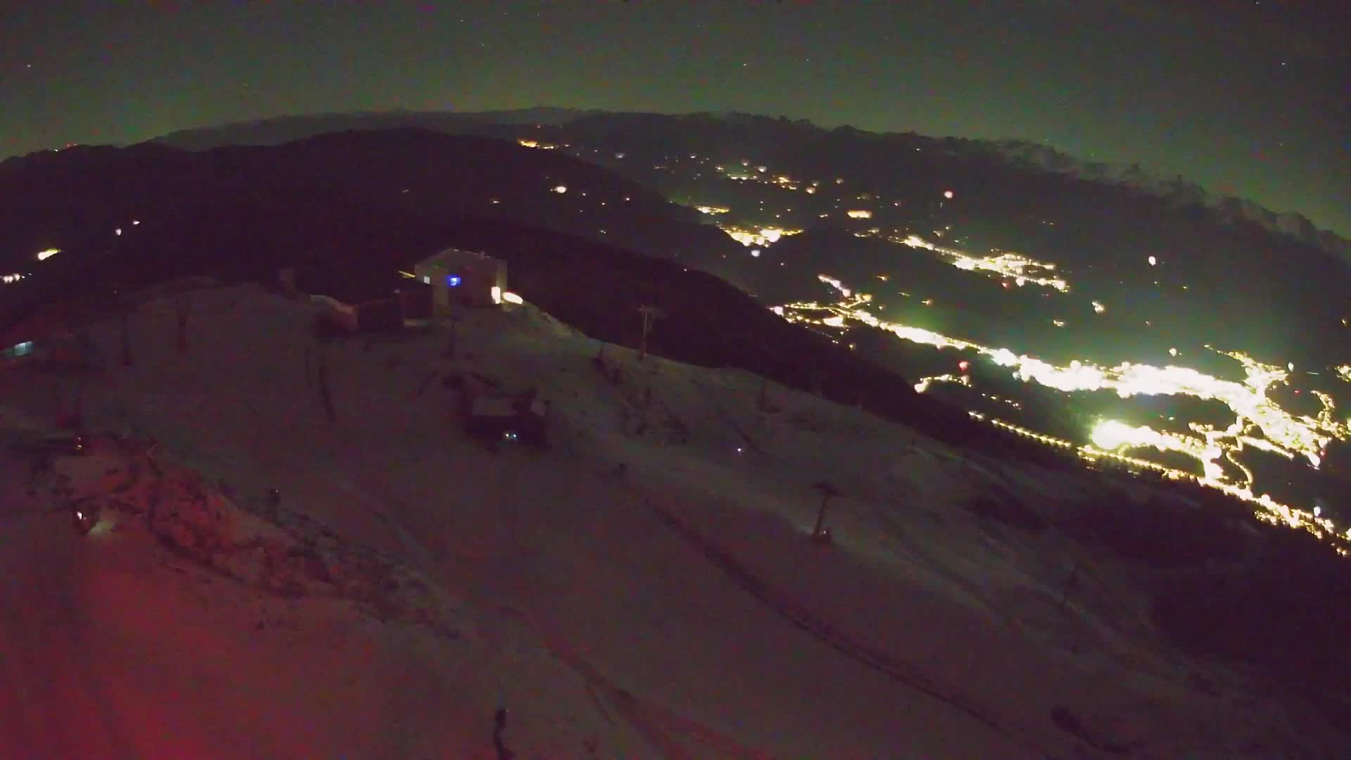 Skigebiet Kronplatz Gipfel | Blick auf Bruneck
