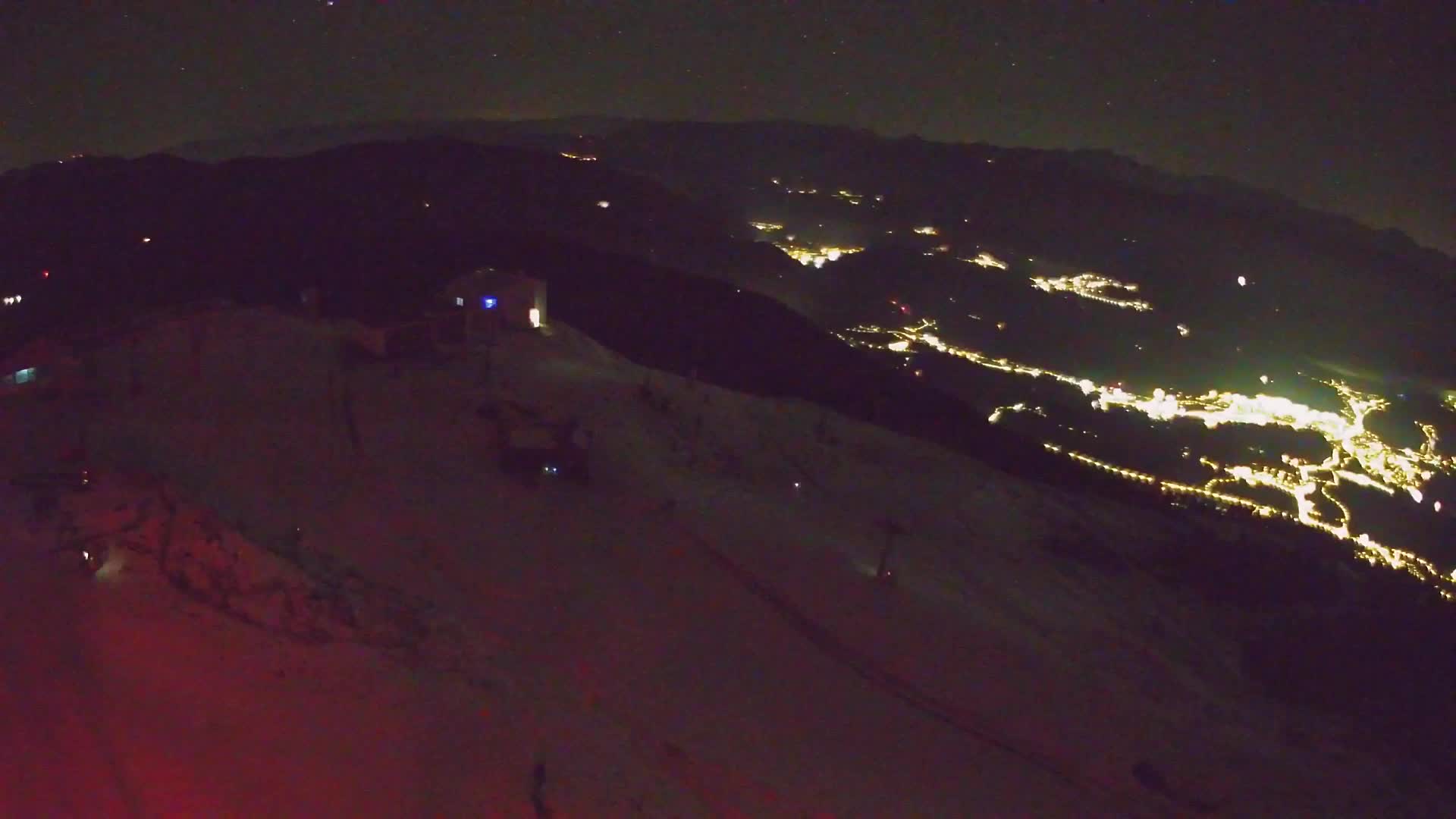 Skigebiet Kronplatz Gipfel | Blick auf Bruneck