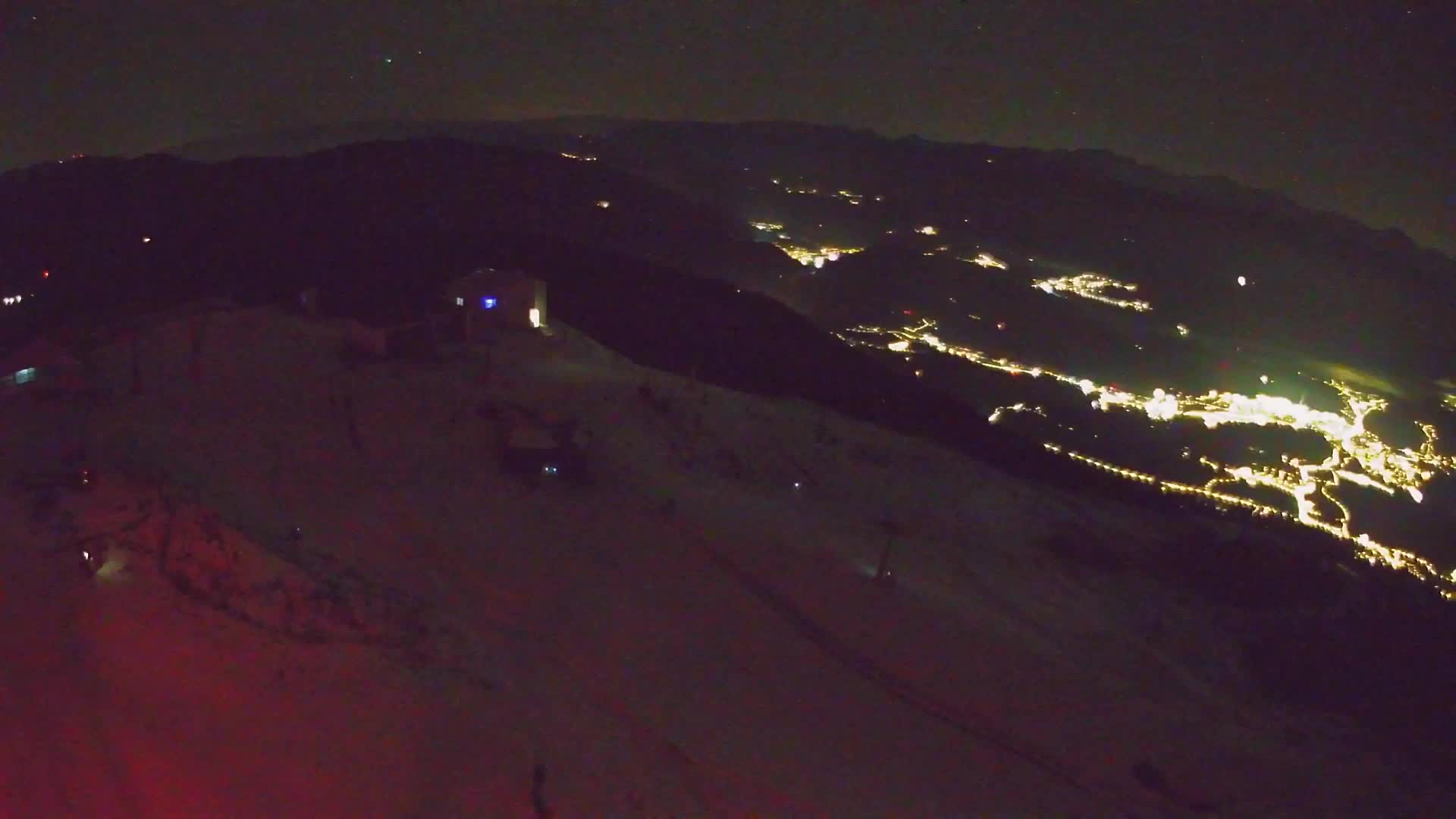 Station de ski Kronplatz sommet | vue sur Brunico