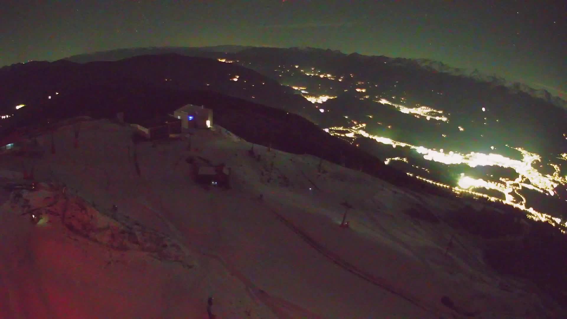 Skigebiet Kronplatz Gipfel | Blick auf Bruneck