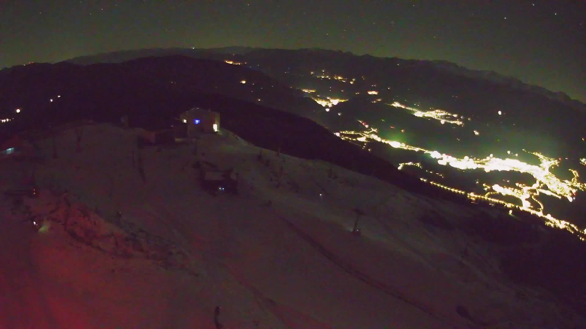 Station de ski Kronplatz sommet | vue sur Brunico