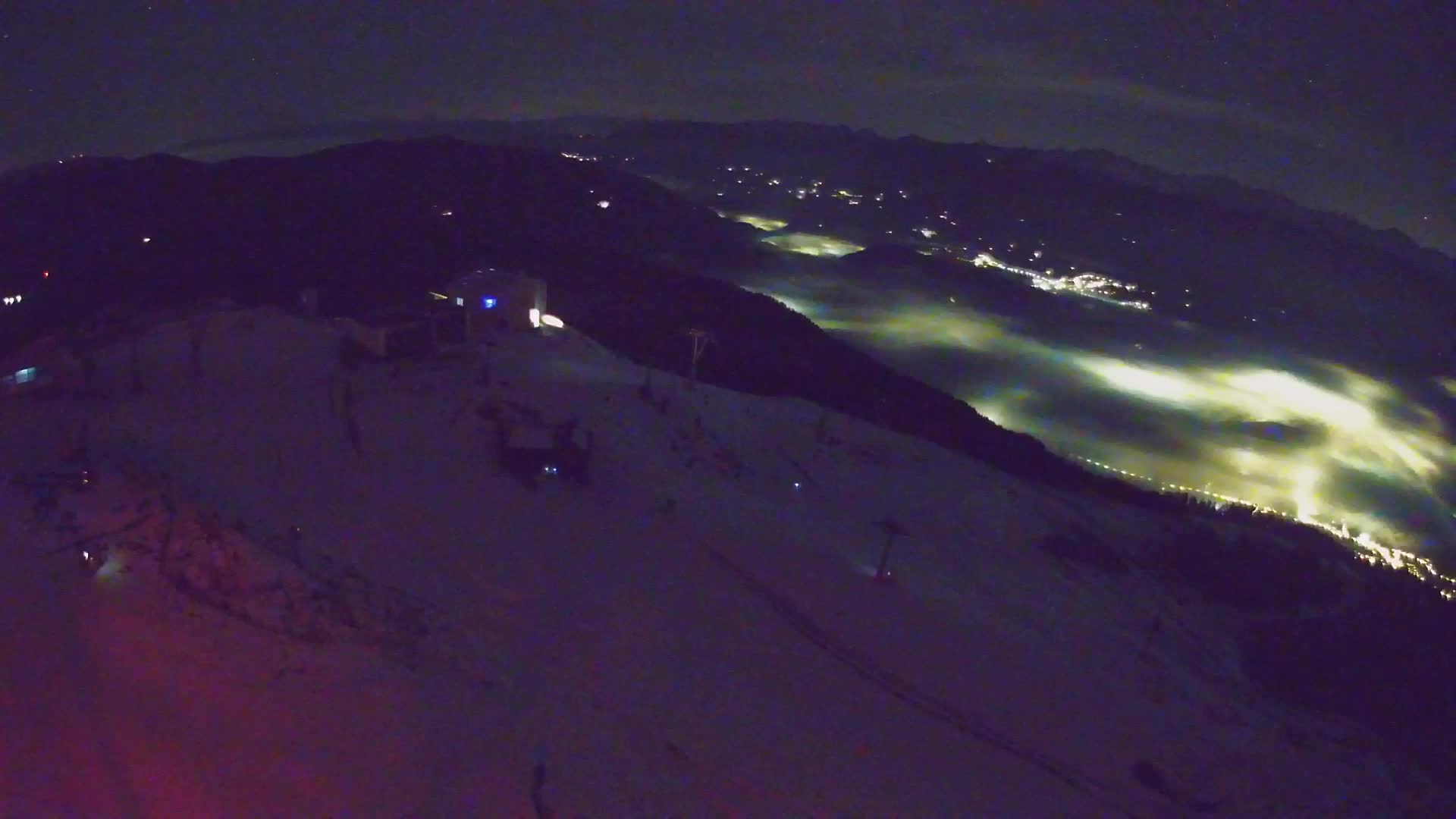 Kronplatz peak Ski resort | view to Bruneck