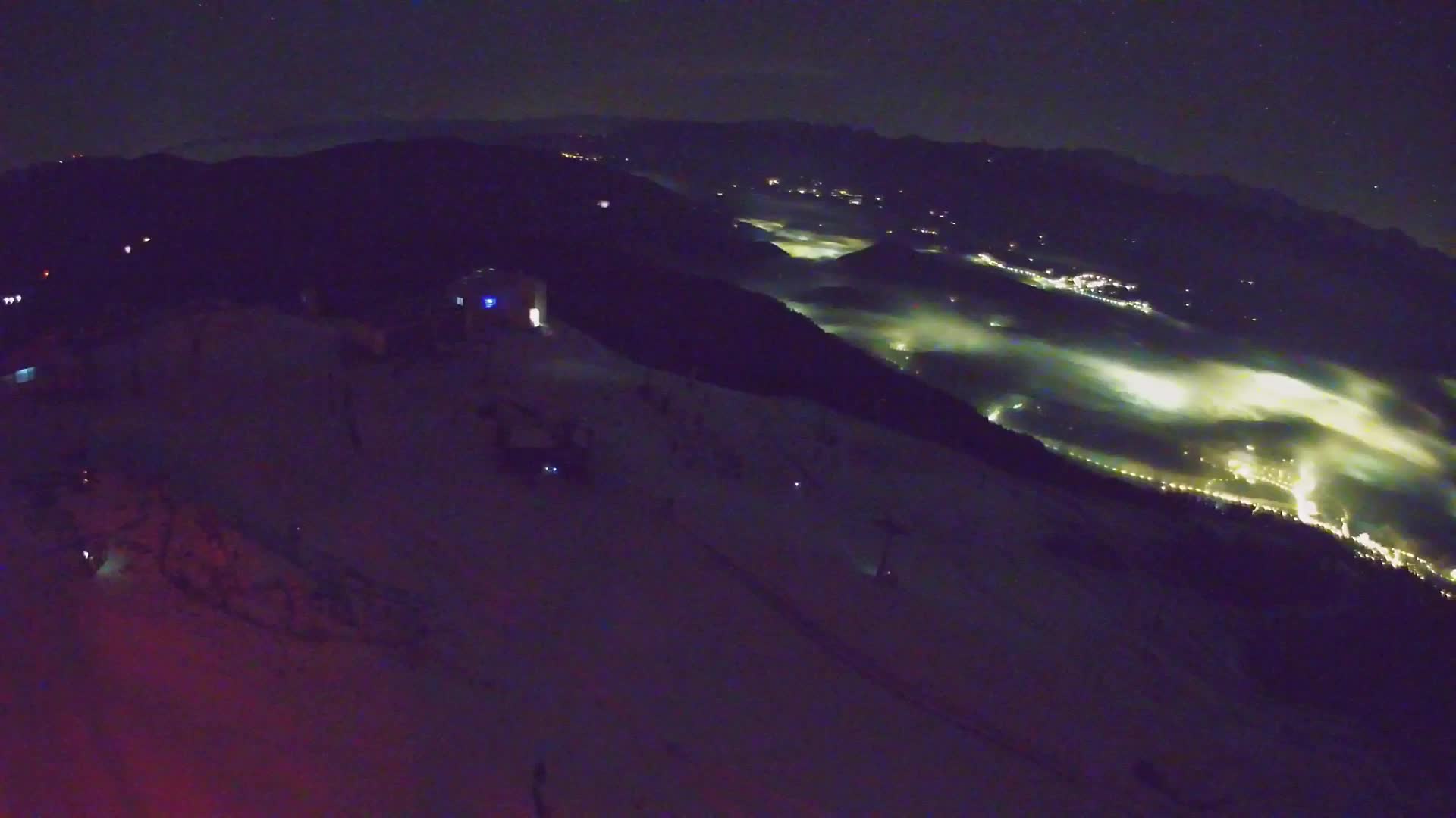 Skigebiet Kronplatz Gipfel | Blick auf Bruneck