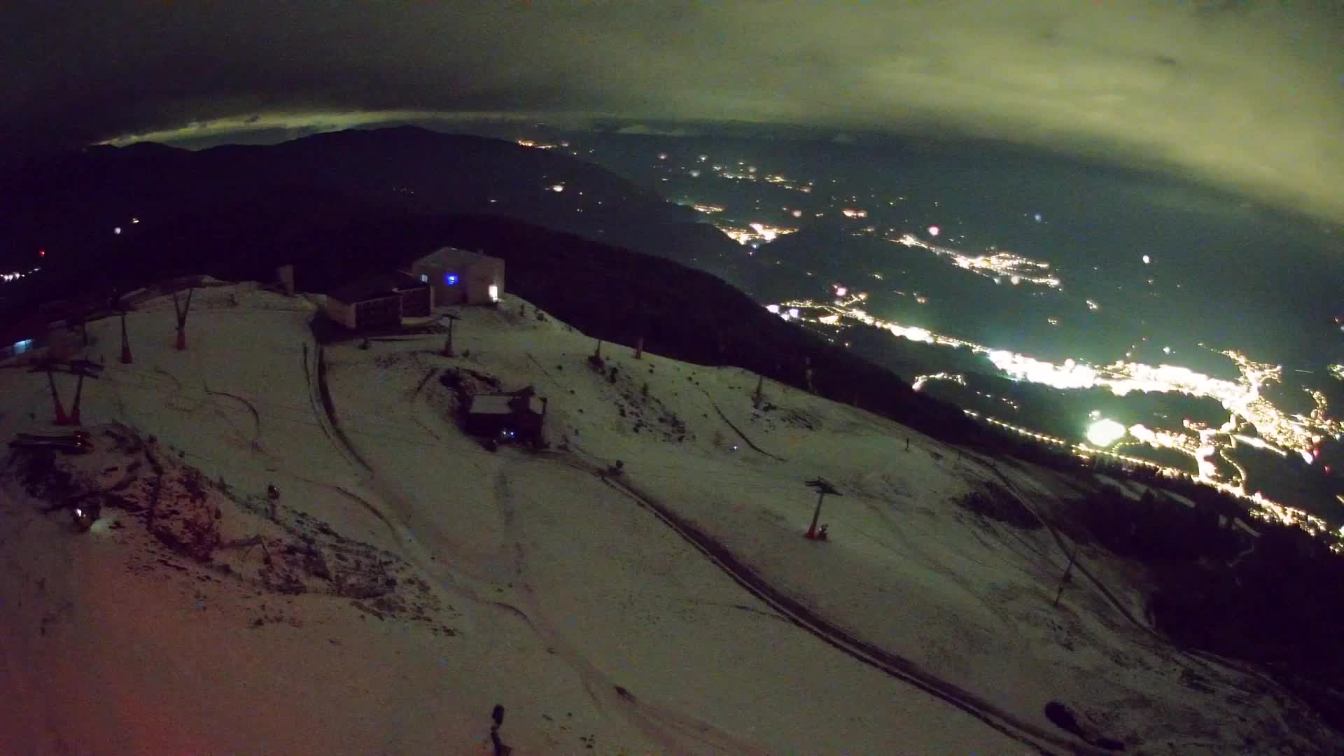 Kronplatz peak Ski resort | view to Bruneck