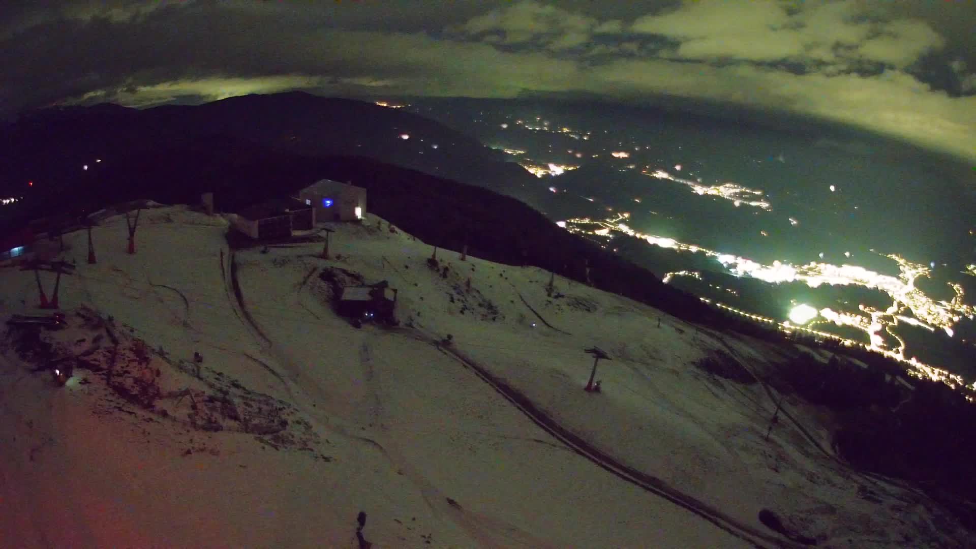 Kronplatz peak Ski resort | view to Bruneck