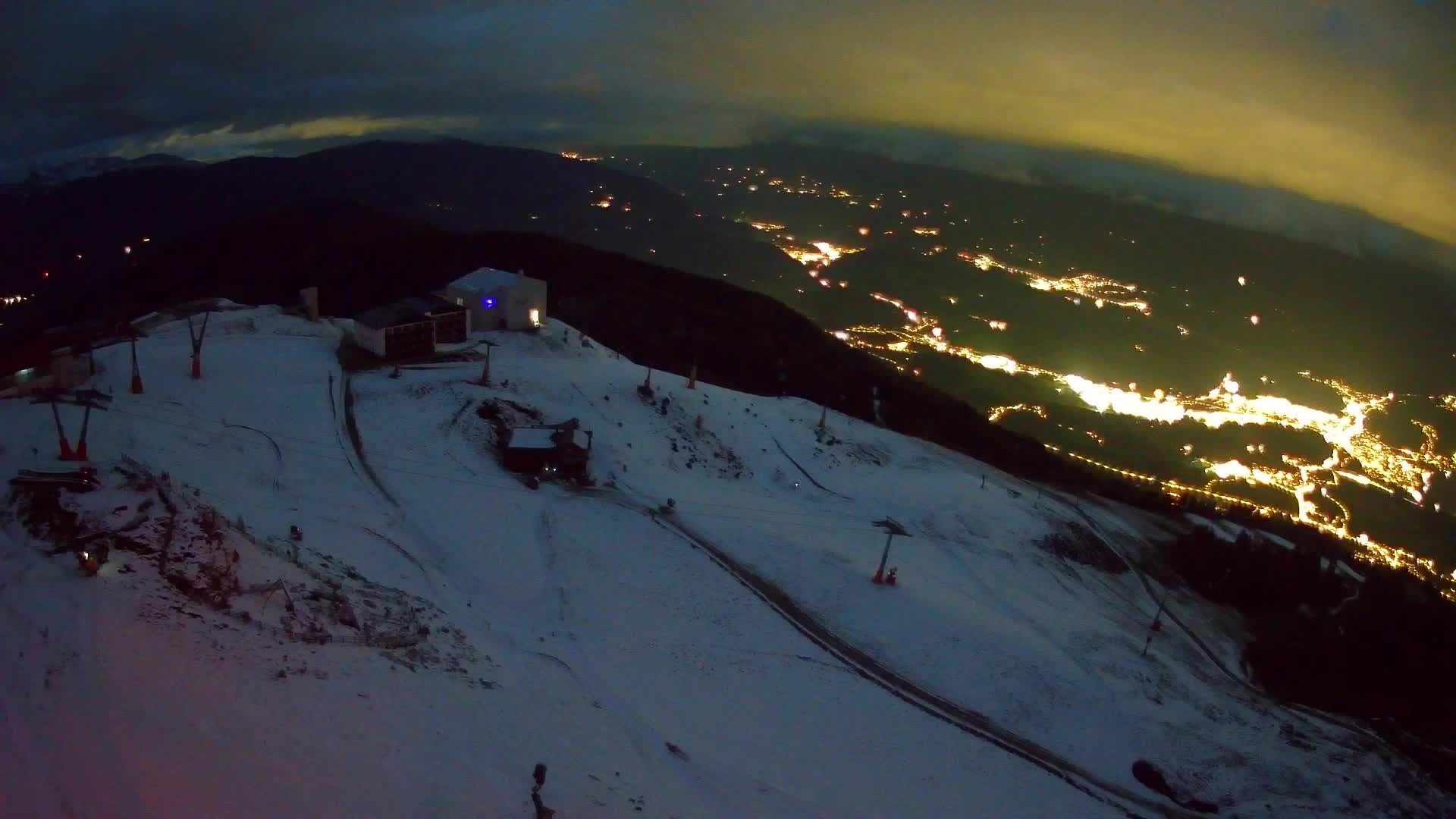 Kronplatz peak Ski resort | view to Bruneck