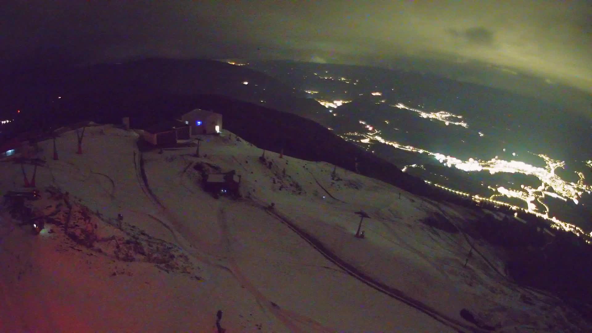 Skigebiet Kronplatz Gipfel | Blick auf Bruneck