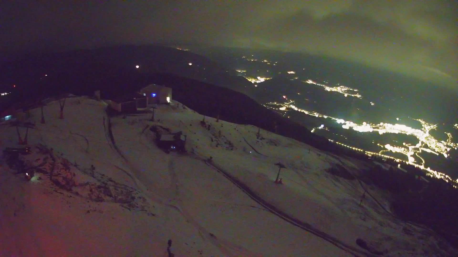 Station de ski Kronplatz sommet | vue sur Brunico