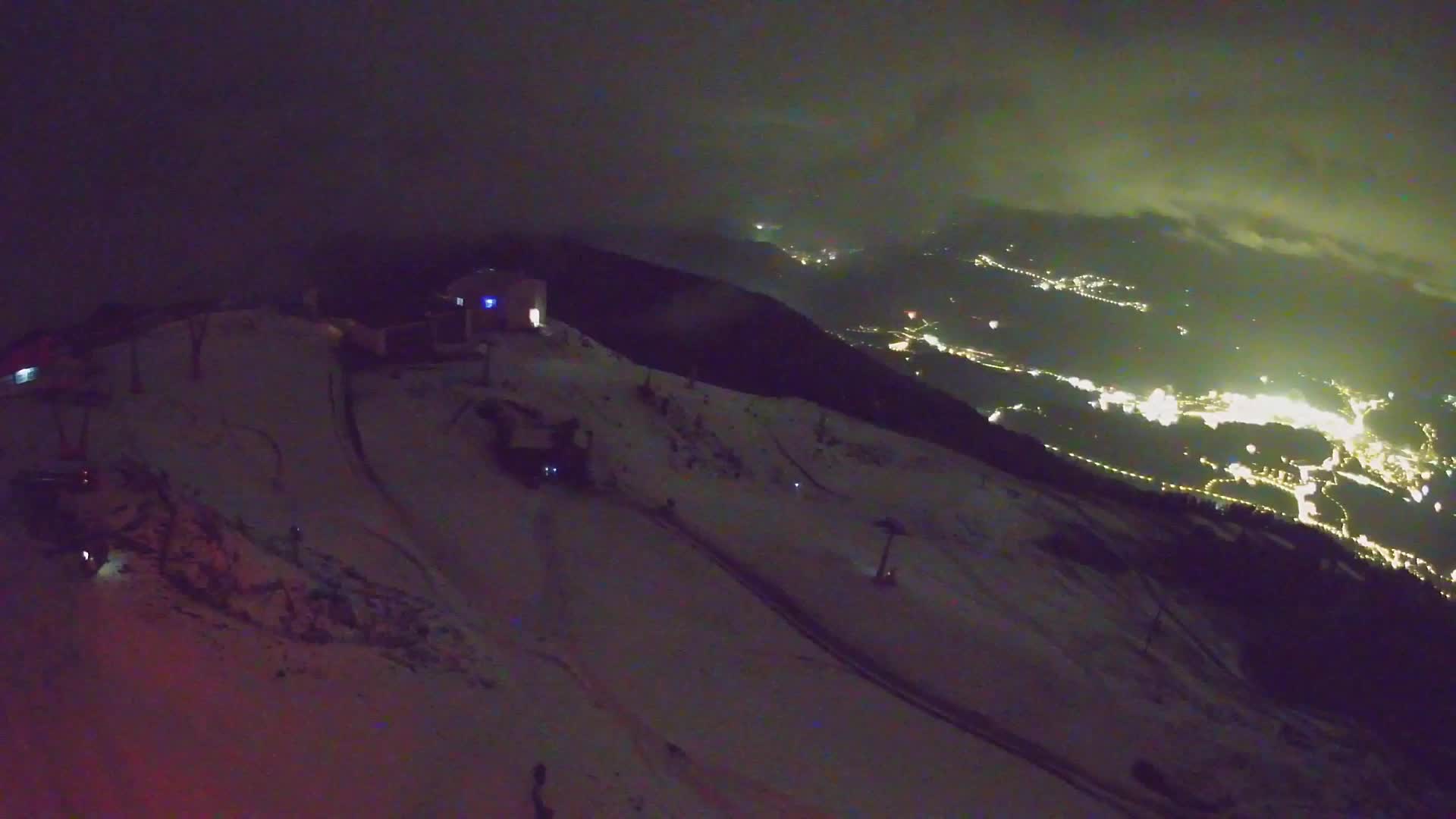 Station de ski Kronplatz sommet | vue sur Brunico