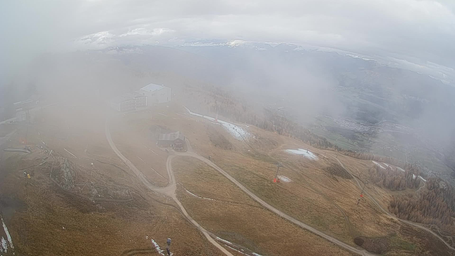 Skigebiet Kronplatz Gipfel | Blick auf Bruneck