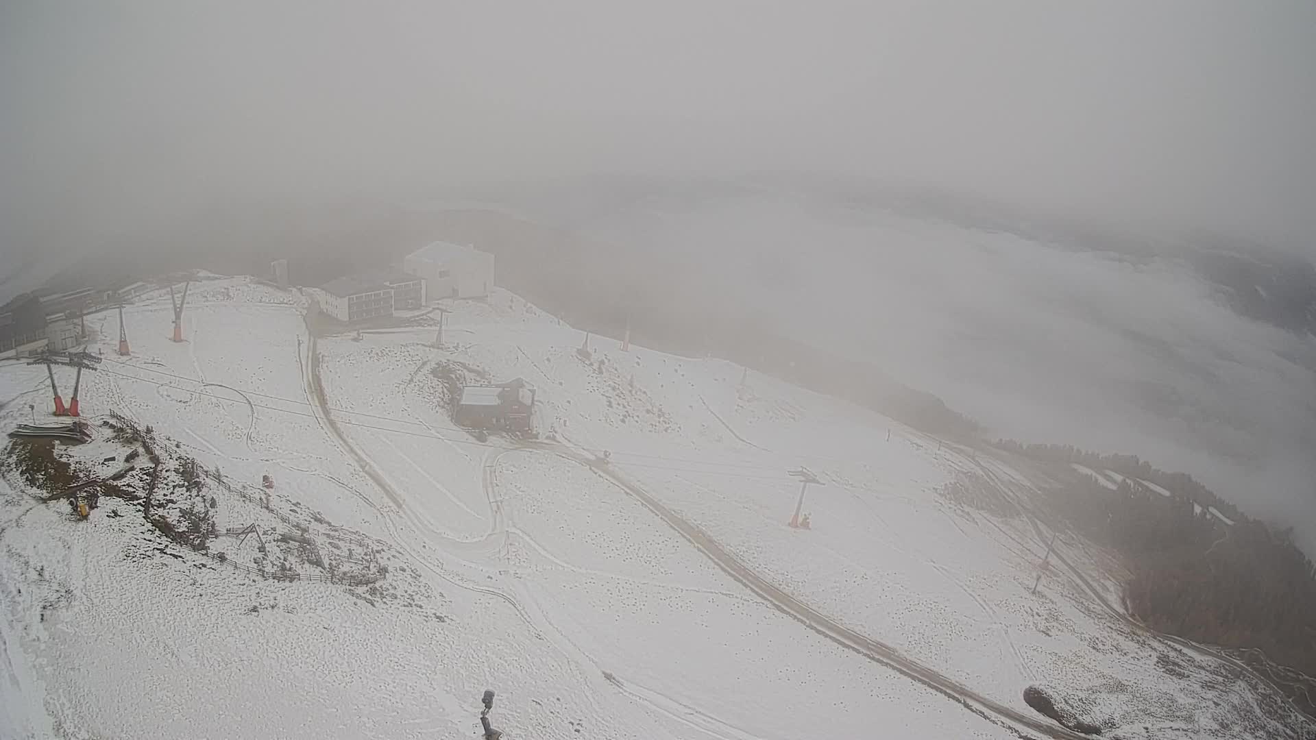 Kronplatz peak Ski resort | view to Bruneck