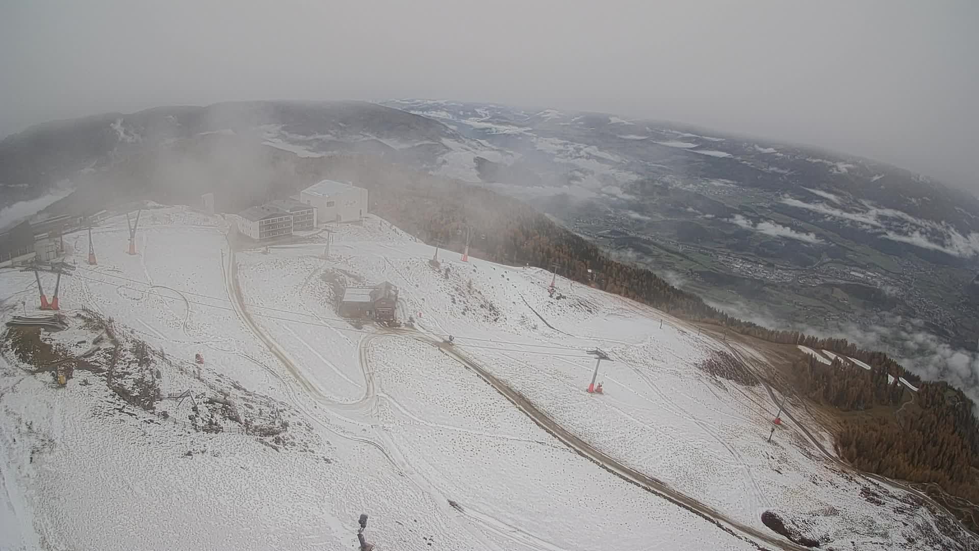 Smučišče Kronplatz – vrh | pogled na Bruneck