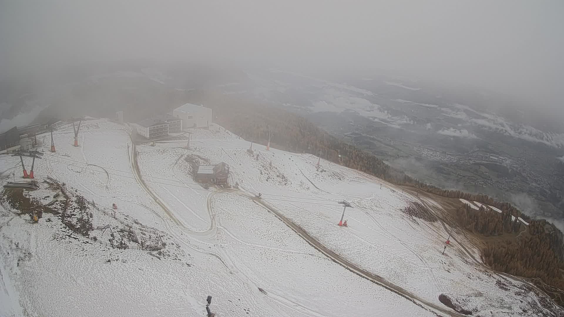 Stazione sciistica di Plan de Corones | vista su Brunico