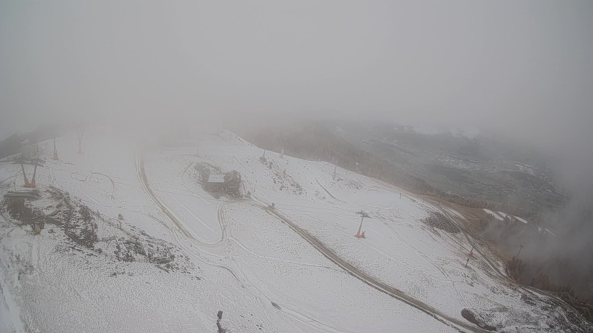 Skigebiet Kronplatz Gipfel | Blick auf Bruneck