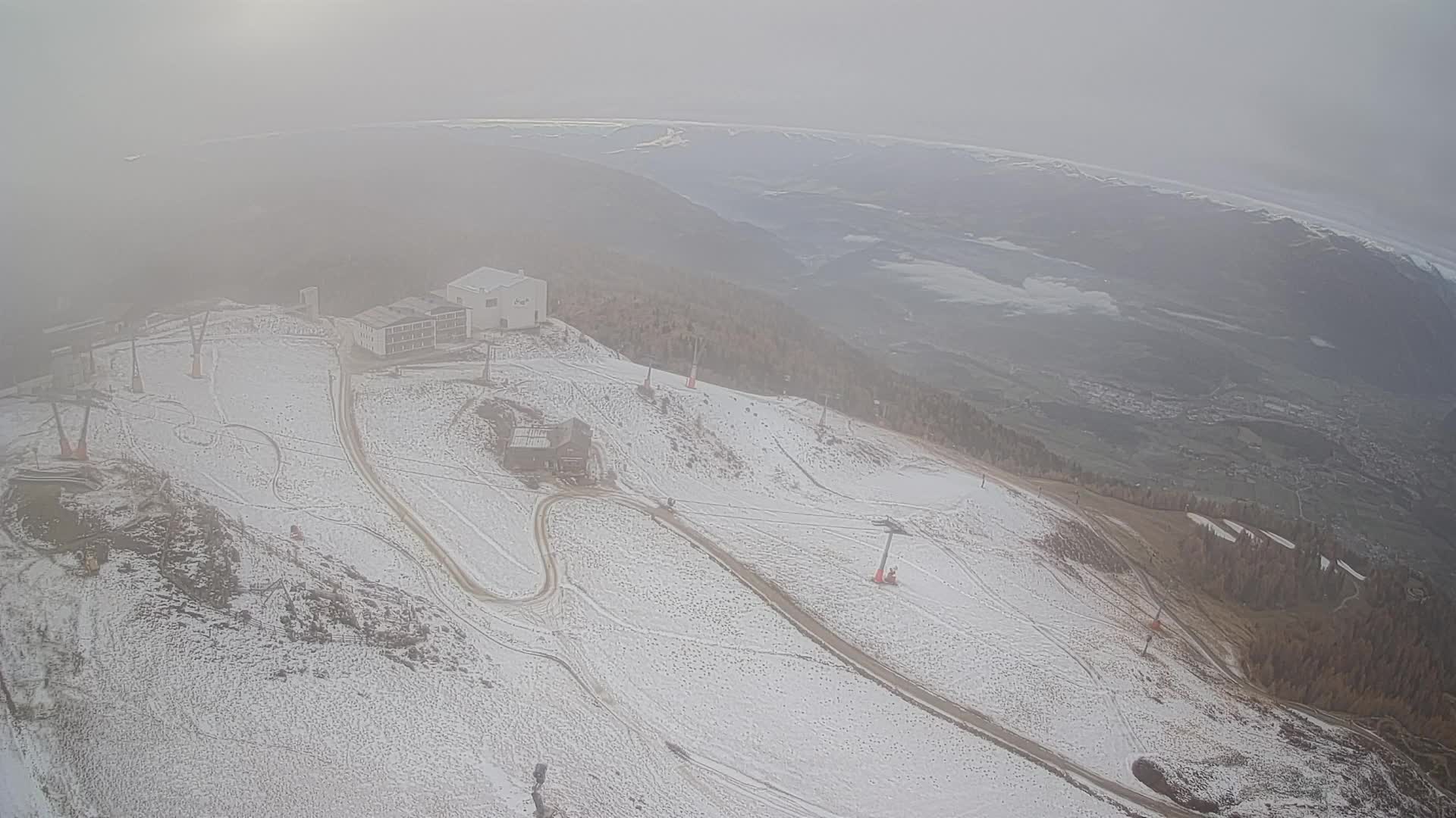 Kronplatz peak Ski resort | view to Bruneck