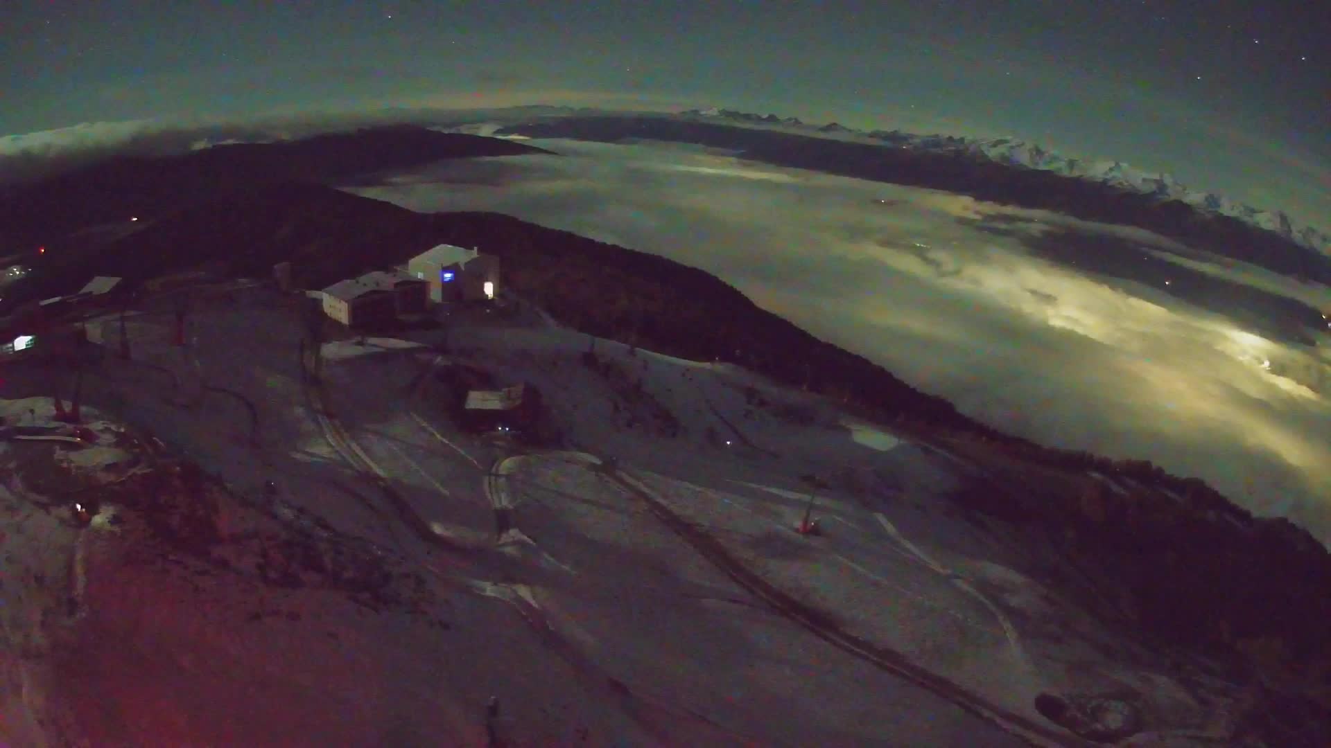 Stazione sciistica di Plan de Corones | vista su Brunico