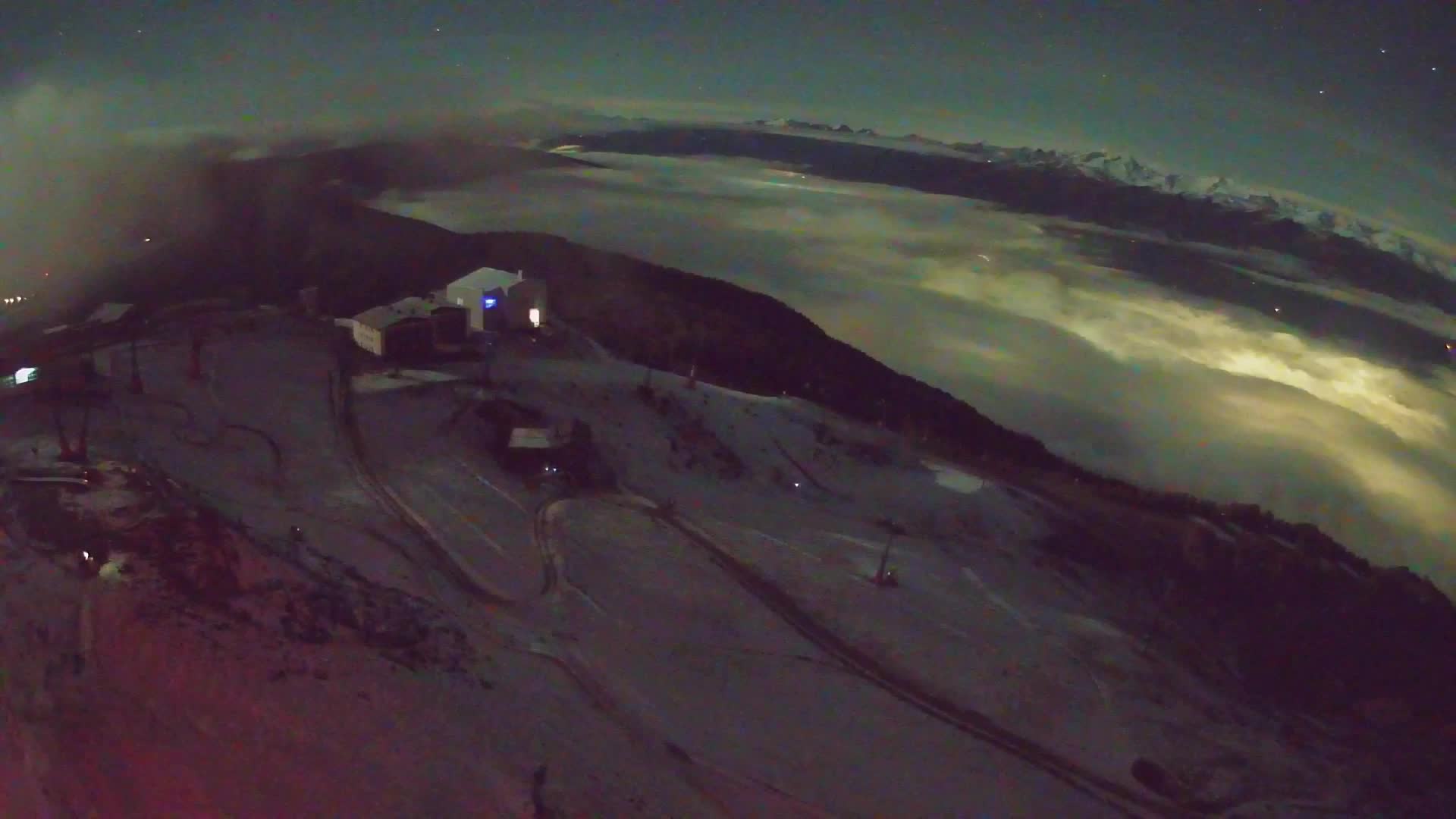 Skigebiet Kronplatz Gipfel | Blick auf Bruneck