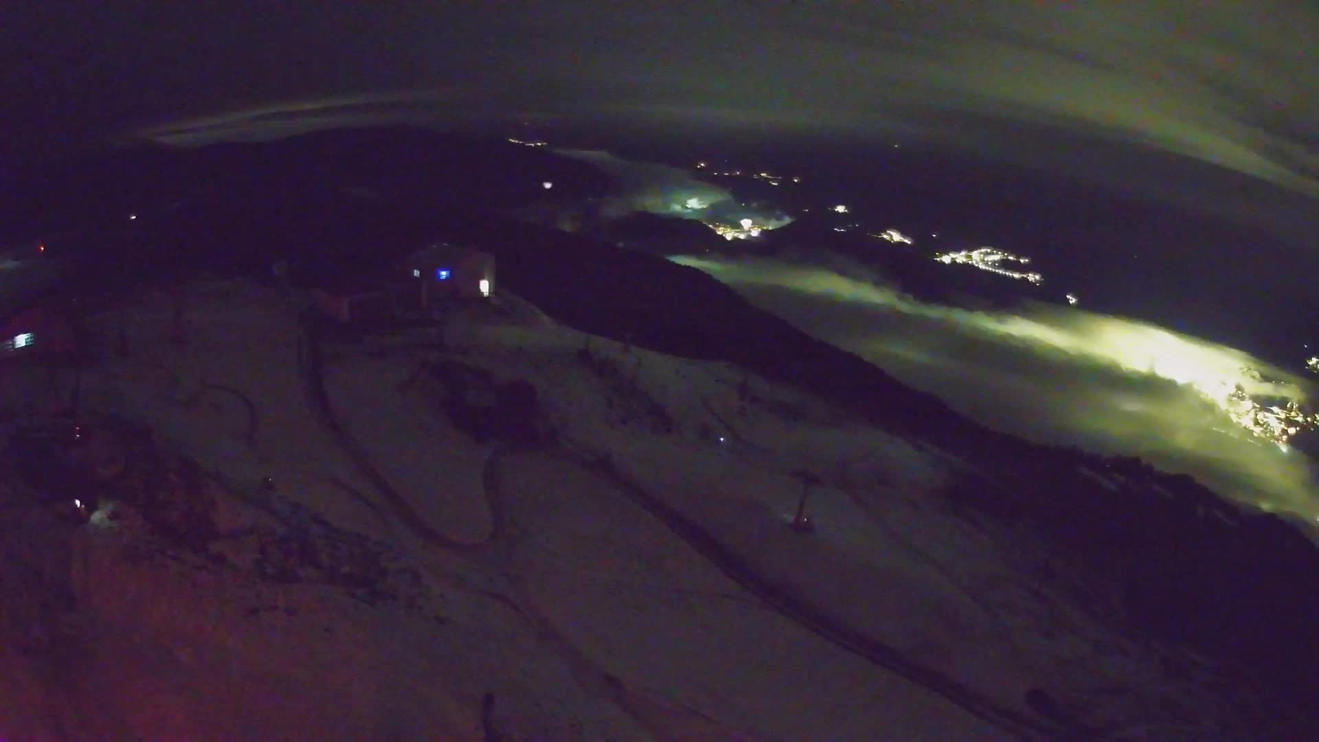 Skigebiet Kronplatz Gipfel | Blick auf Bruneck