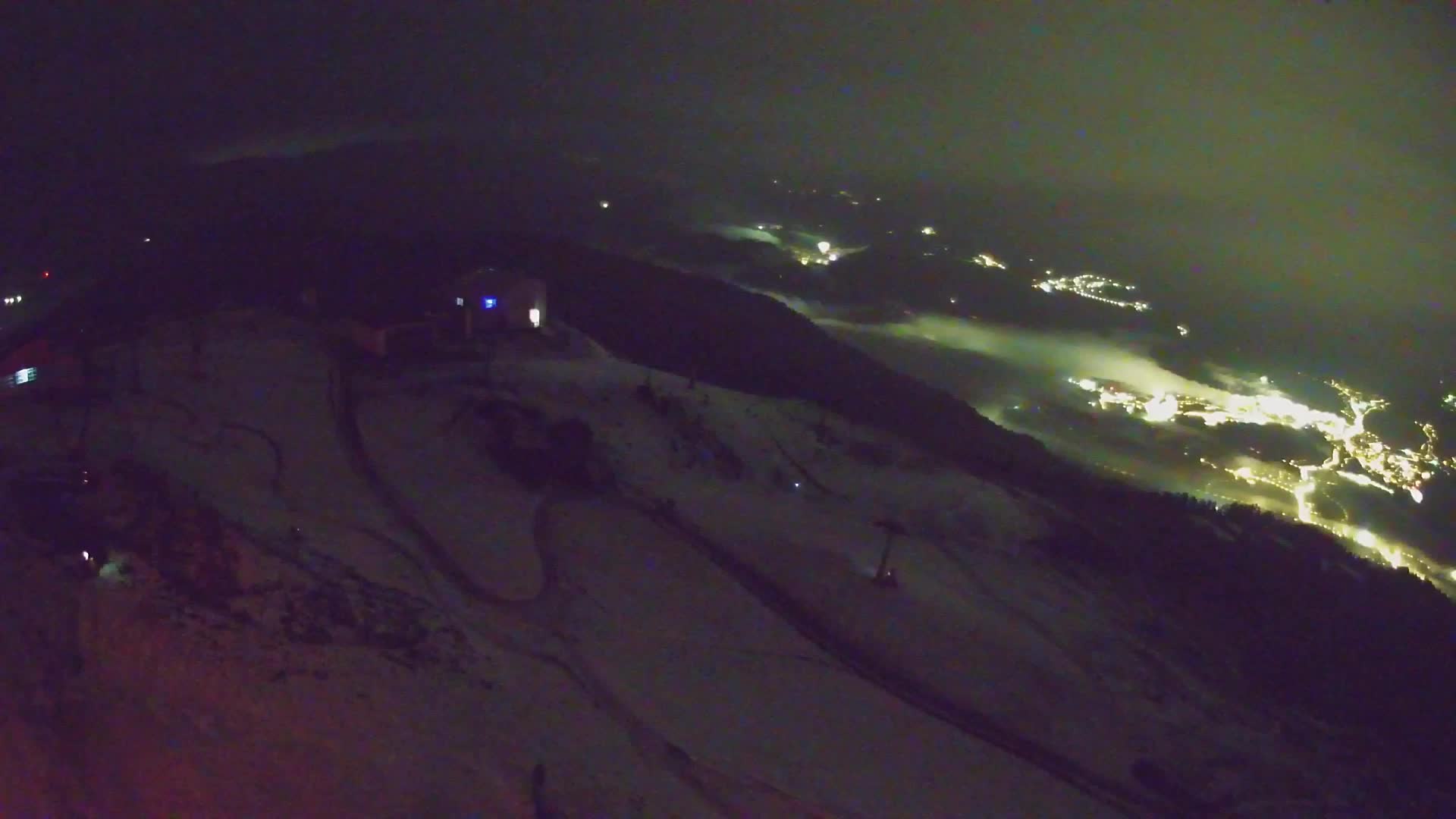 Station de ski Kronplatz sommet | vue sur Brunico