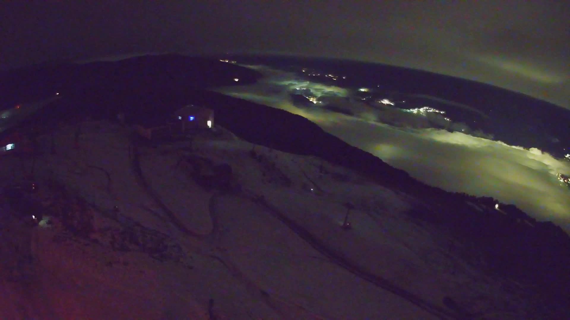 Skigebiet Kronplatz Gipfel | Blick auf Bruneck