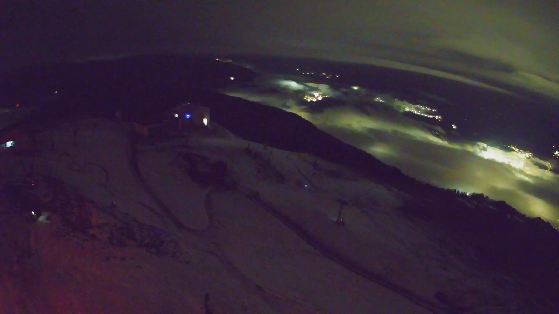 Skigebiet Kronplatz Gipfel | Blick auf Bruneck