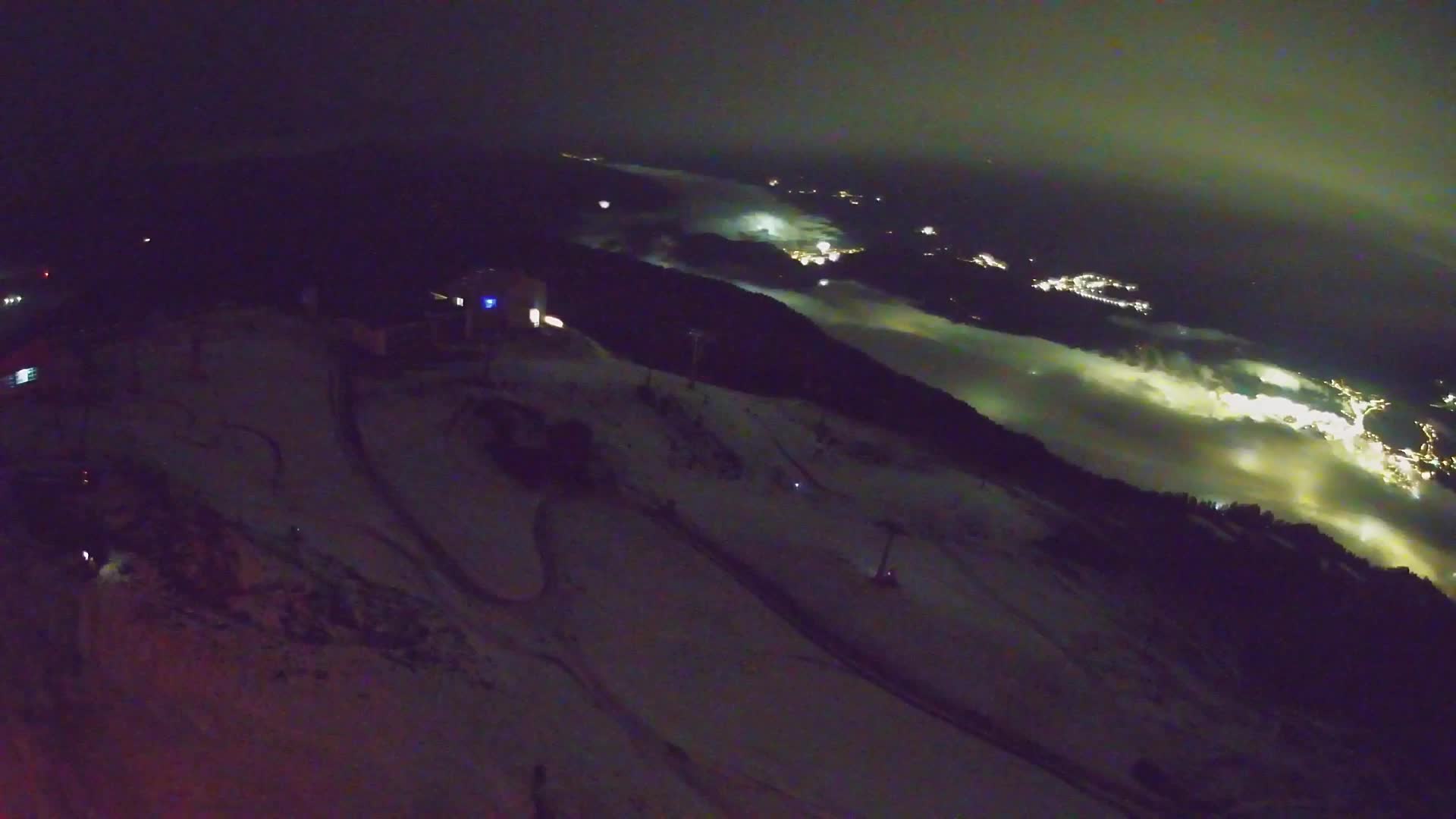 Skigebiet Kronplatz Gipfel | Blick auf Bruneck