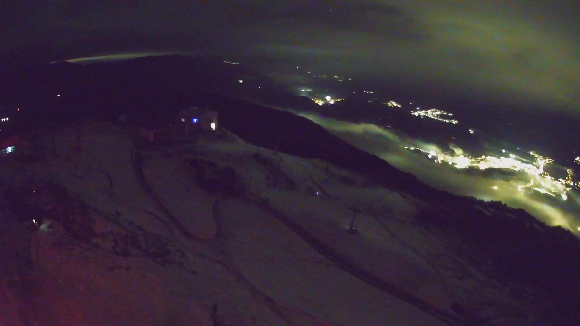 Skigebiet Kronplatz Gipfel | Blick auf Bruneck