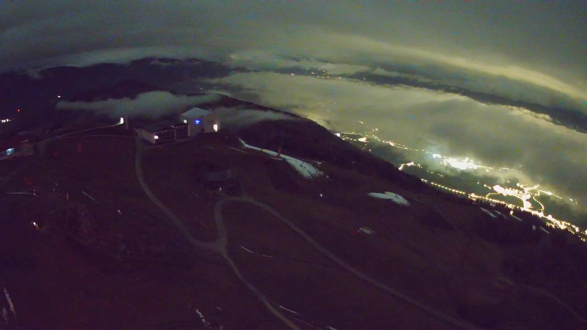 Station de ski Kronplatz sommet | vue sur Brunico