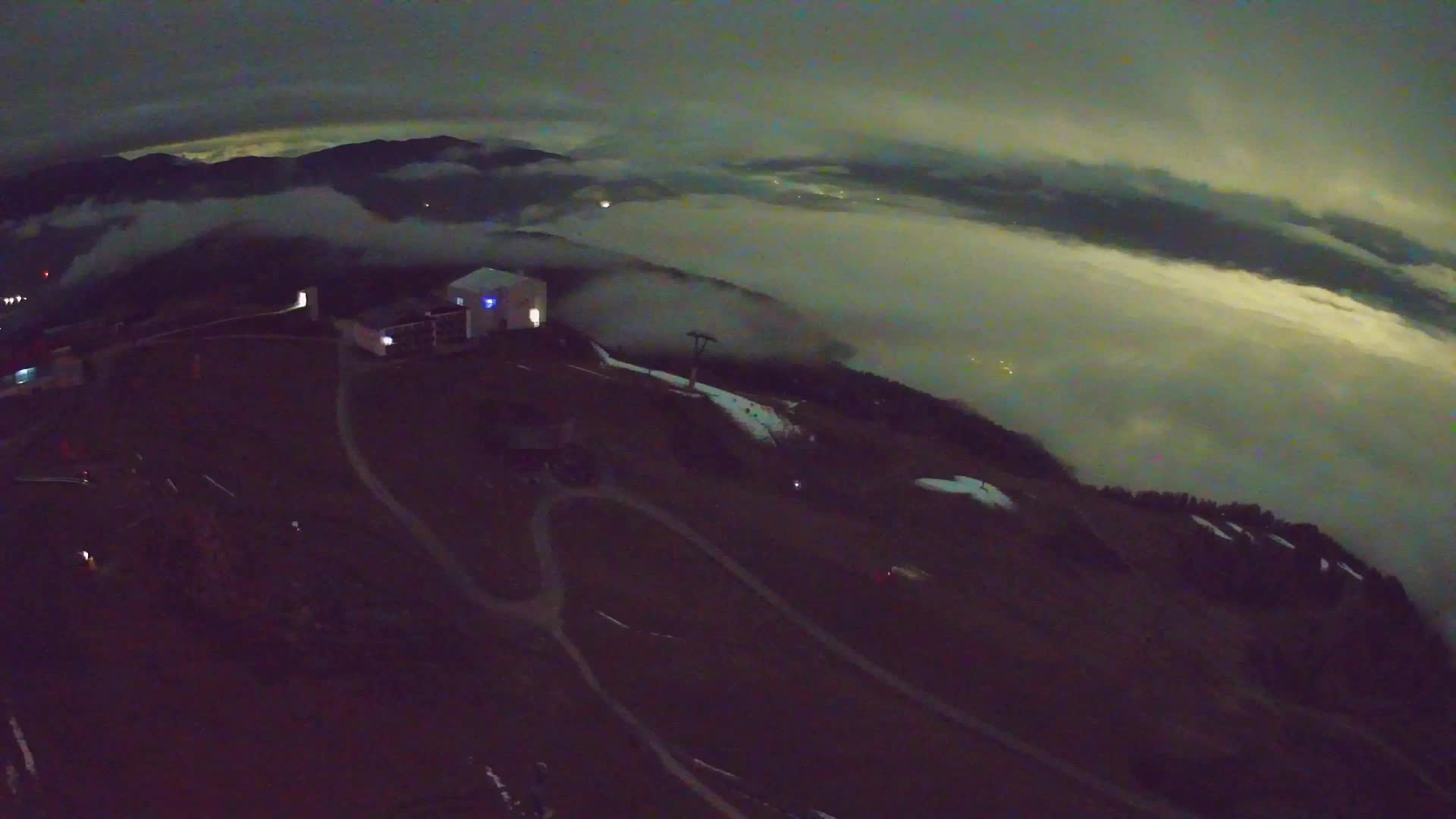 Station de ski Kronplatz sommet | vue sur Brunico