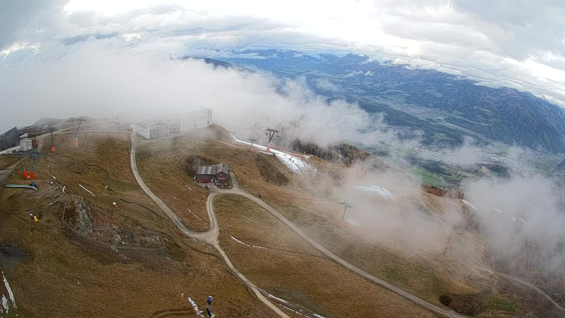 Smučišče Kronplatz – vrh | pogled na Bruneck