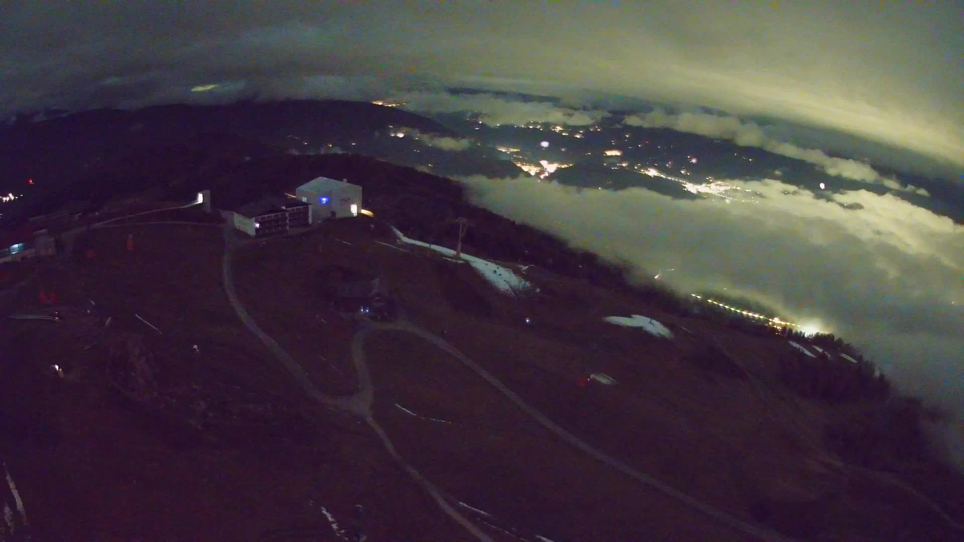 Station de ski Kronplatz sommet | vue sur Brunico