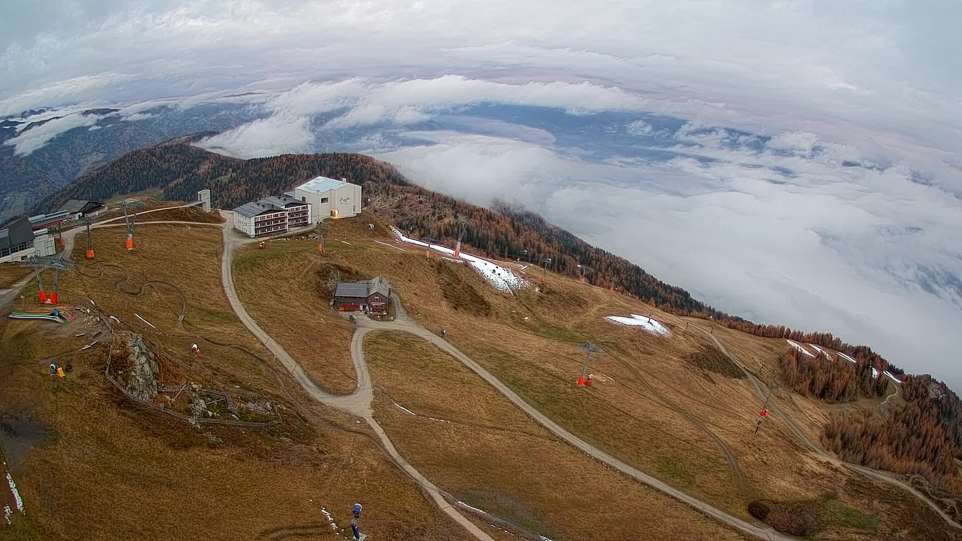 Smučišče Kronplatz – vrh | pogled na Bruneck