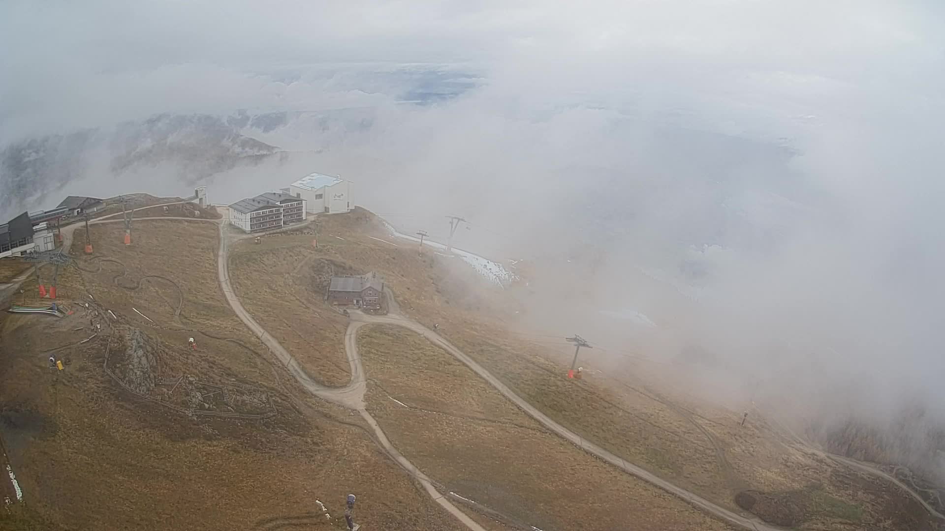 Kronplatz peak Ski resort | view to Bruneck